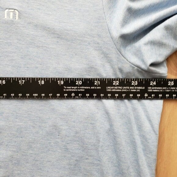 Travis Mathew Polo Shirt Blue Mens Size XXL Golf Short Sleeve Collar *LOGO* - Picture 11 of 12